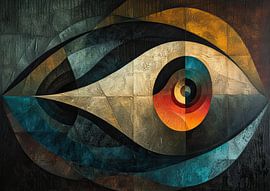 Modern Eye Abstract by Art Whims