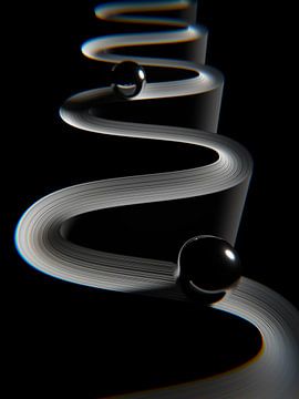 Serpentines with spheres and chromatic aberrations by Jörg Hausmann