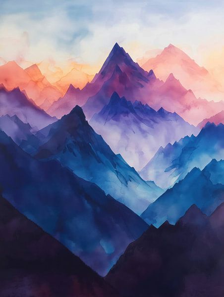 Berglandschaft von Bert Nijholt