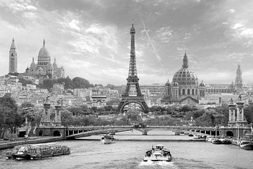 Parijs in een notendop z/w van Teuni's Dreams of Reality
