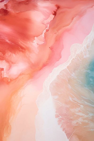 Blau und Rose von NJ Midnight Studio