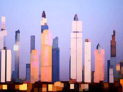 31. City-art, Abstract, city L.