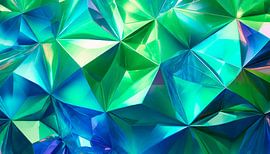Groene en blauwe stenen