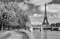 Onderweg naar de Eiffeltoren von JPWFoto Miniaturansicht