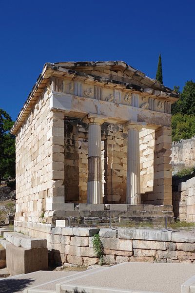 Delphi, das Schatzhaus der Athener von Berthold Werner