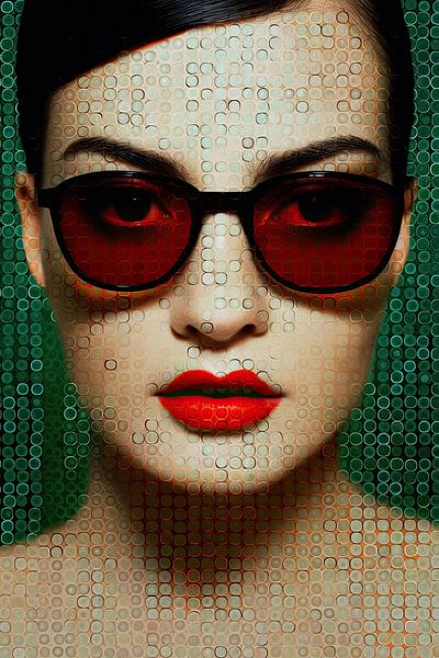 Frau mit Sonnenbrille von Imagine