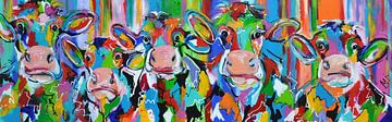 Cows in color by Kunstenares Mir Mirthe Kolkman van der Klip