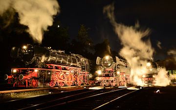 Steam locomotive Rotterdam by Annemarie Goudswaard