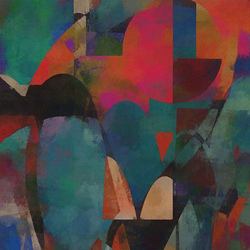 Textured geometric pattern