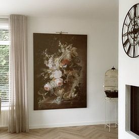 Customer photo: Vase with Flowers, Followed of Jan van Huysum, on canvas