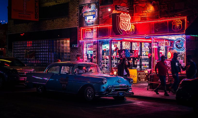 Neon, Shop, Williams, Arizona, America by Jolien Arits