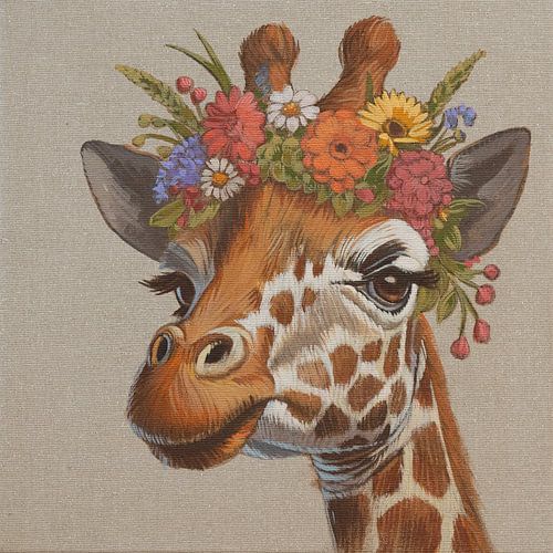 Flower child giraffe