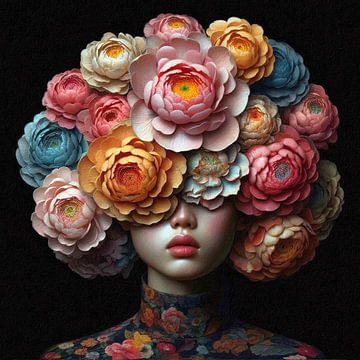 Floral Shyness by J.O. Han