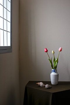 Three Tulips No. 2 van Alexander Tromp