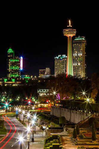 NIAGARA FALLS CANADA nacht indruk