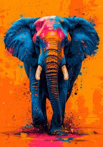Pop Art Elefant