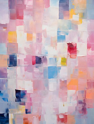 Kleurrijk olieverfschilderij V2