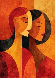 Harmony between two faces by Niklas Maximilian