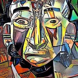 Maya Maske Motiv 2 von zam art