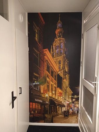 Breda le soir (depuis la rue de l'école)
