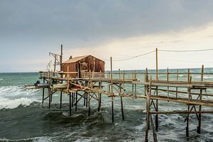 Die Trabocchis der Abruzzen in Italien