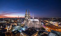 Cologne Cathedral at night