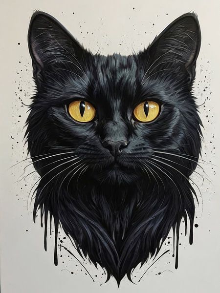 Schwarze Katze von TOAN TRAN