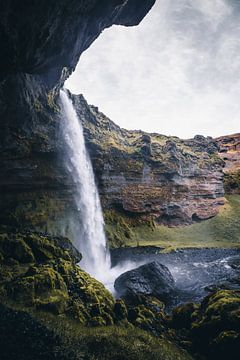 Kvernufoss (IJsland) van Thomas Heins