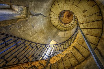 Stairwell in the Calais Lighthouse by Leon Okkenburg