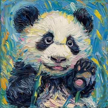 Babypanda an Hockney 3 von DNH Artful Living