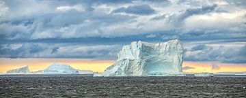 Les icebergs autour de la Géorgie du Sud sur Ron van der Stappen