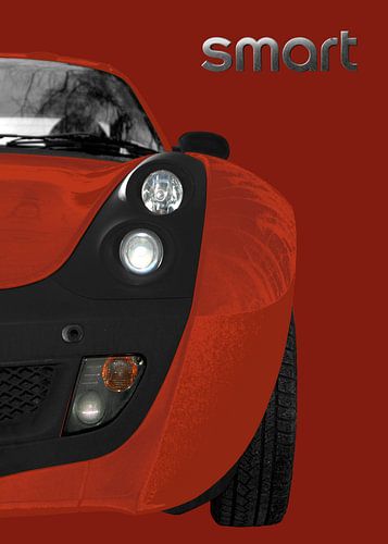 smart Roadster poster in copper & brown