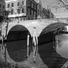 Réflexion sur le Gaardbrug, Utrecht sur Framed by Elisabeth