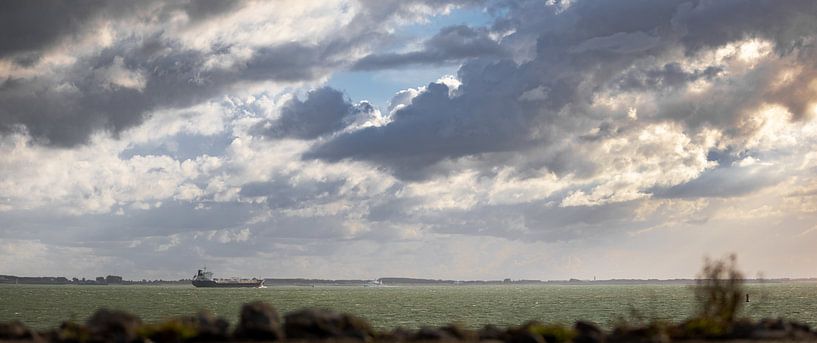Shipping over the Westerschelde by Percy's fotografie