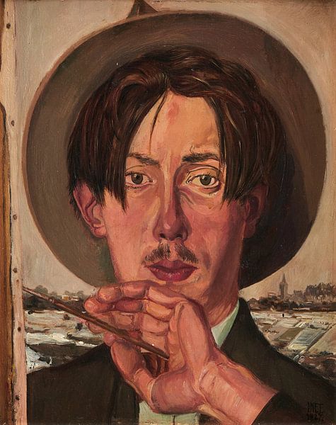 Dick Ket, Self-portrait by Atelier Liesjes