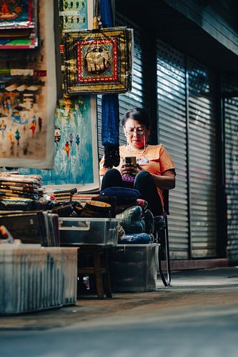Vibrant Street Life in Bangkok, Thailand: A Glimpse of Local Culture