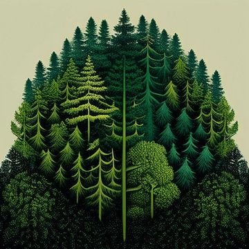 Dennenbos van Vythryd Arts
