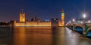 Parlamentsgebäude in London von Bob de Bruin