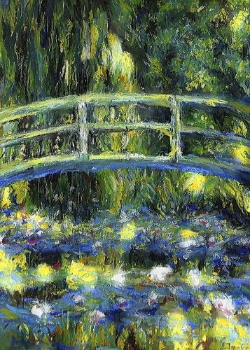 Seerosenteich im Mondlicht