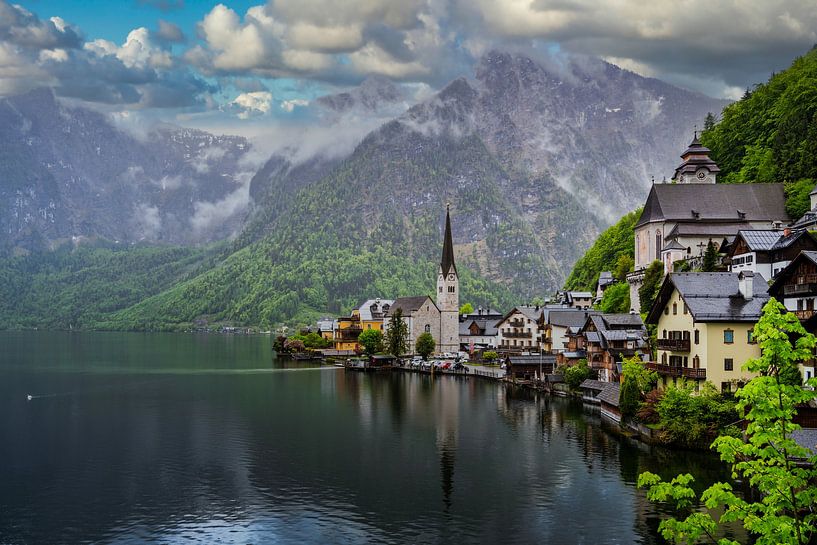 A view of Hallstatt in Austria by Andreas Völkel