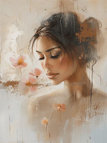 Modern en abstract portret