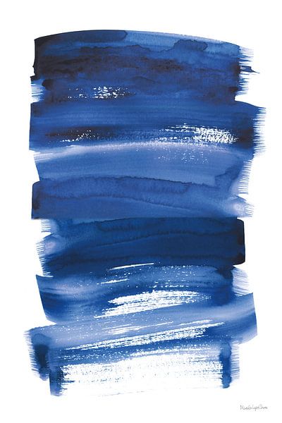 Bold blauw IV, Mercedes Lopez Charro (gezien bij vtwonen) van Wild Apple