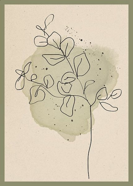 TW Living - Abstract Flower von TW living