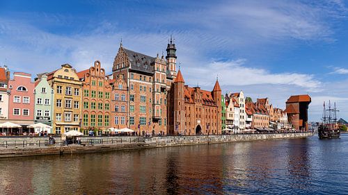 Gdańsk with the Crane Gate, Poland by Adelheid Smitt