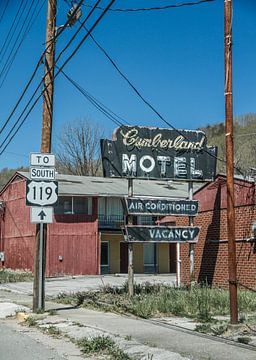 Verlaten motel in Kentucky