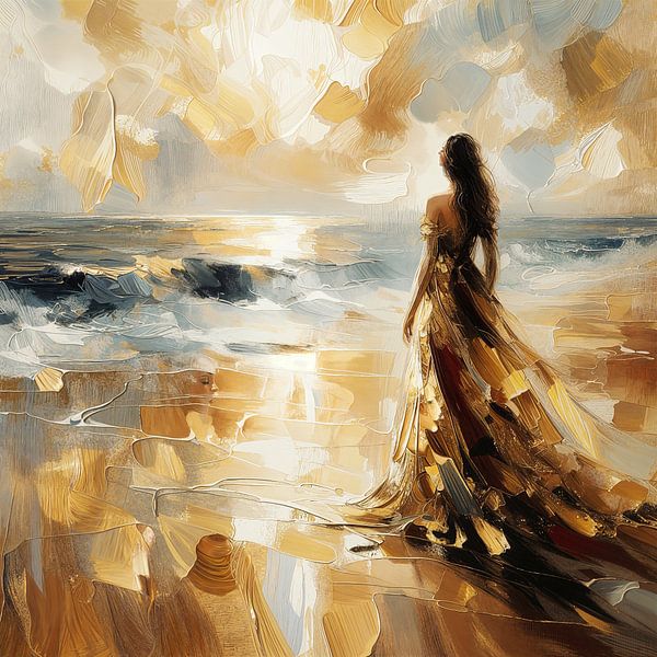 Beach Bride van FoXo Art