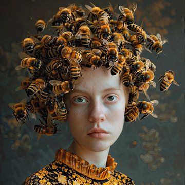 Bijen koningin van Vlindertuin Art