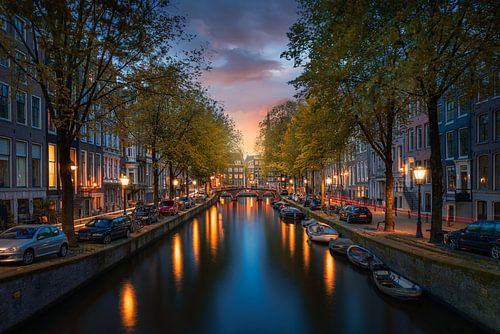 Zonsopkomst in Amsterdam