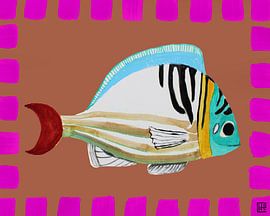 Un poisson heureux sur l'Atelier Paint-Ing