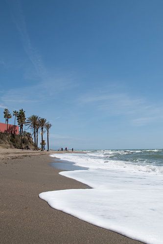Une vraie photo de vacances à la plage